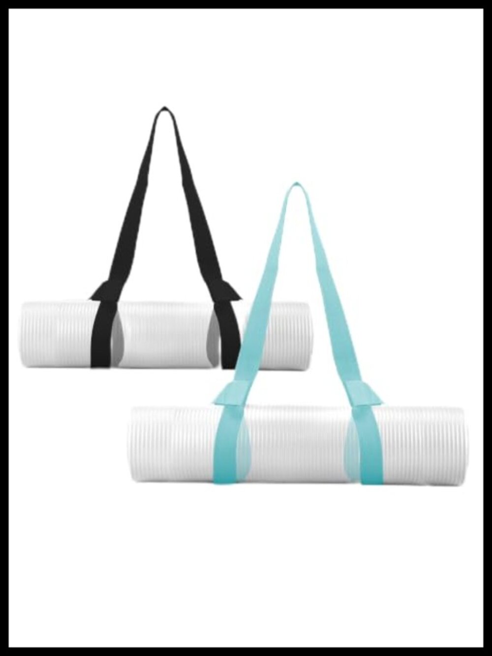 2 Pack Yoga Mat Strap Carrier Adjustable Polyester Cotton
